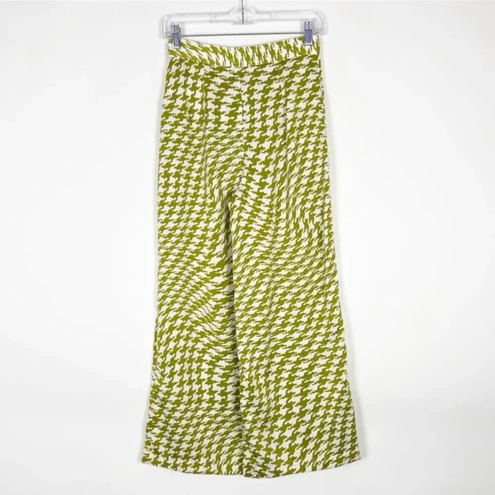 Urban Outfitters Olympia Print Satin Pants Size Small - Picture 3 of 4